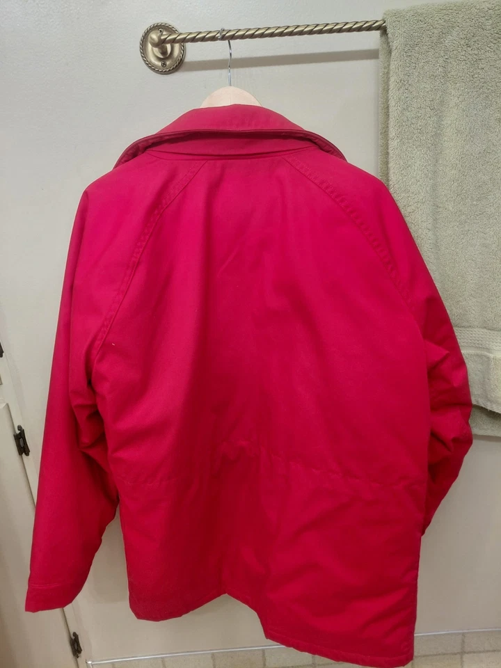 New ! $604 Retail Woolrich Men's Large Parka. Chiefs / 49ers  Red! - Image 4 of 4