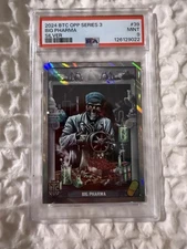 2024 Bitcoin Trading Cards: Warriors  Silver /669 Big Pharma #39 PSA 9