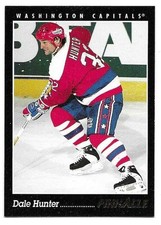 DALE HUNTER 1993-94 PINNACLE CARD NM-MT CONDITION