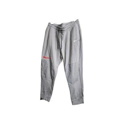 Nike Air Tech Fleece Lite Gray Joggers With Red Letters Sz 2x