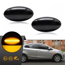 2x LED Seitenblinker für MAZDA 2 3 BK BL | 5 6 GY GG | MPV II | BT-50 | SCHWARZ