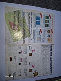 The Legend of Zelda NES Complete Game with Map and Instructions Manual