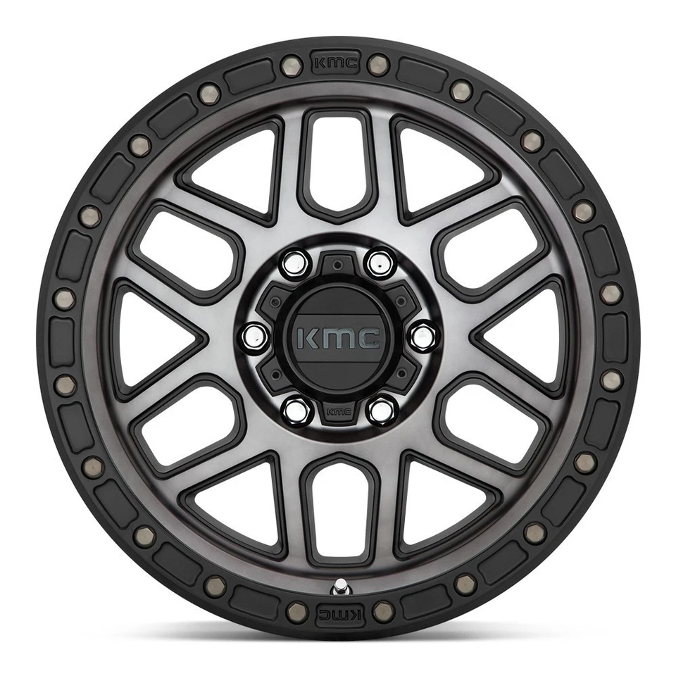 Rueda 17" KMC KM544 Mesa 17x8,5 6x135 0 mm negro satinado gris tinte para Ford Lincoln Foto 2 de 4