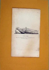 Original Old Antique Print Iohn Combe Fine Art Potrait C1792 18th Century