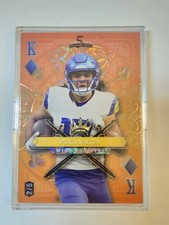 2024 Wild Card 5 Card Draw Stacked Deck Promo King Of Diamonds Puka Nacua 2/5