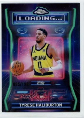 2025 Topps Chrome Loading… Aqua Refractor 85/199 Tyrese Haliburton #LD-10 1s2h
