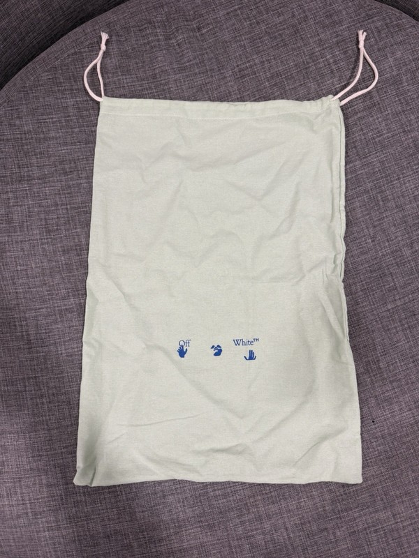 Off-White Dust Bag 19x13’ Draw String Dust Bag