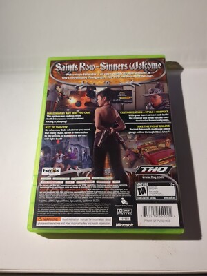 Saints Row - Xbox 360 - Complete w/ Manual - 1st Release