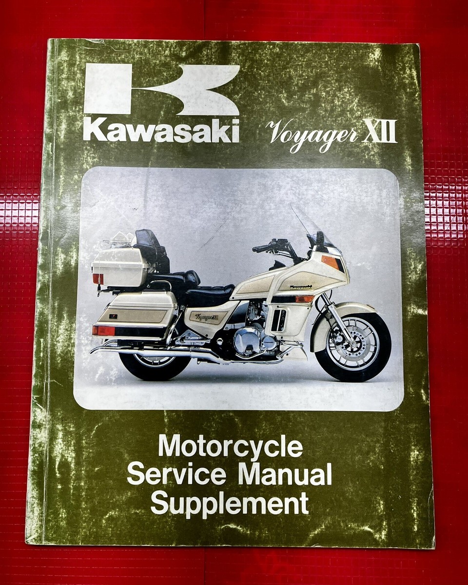 Genuine Kawasaki 1987 ZG1200 B1 Voyager Service Repair Shop Manual