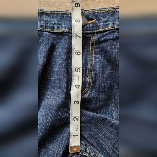 Jordache Lo-Rise Stretch Damen Gr. 13/14 Bootcut Blau Denim Jeans - Bild 5 von 6