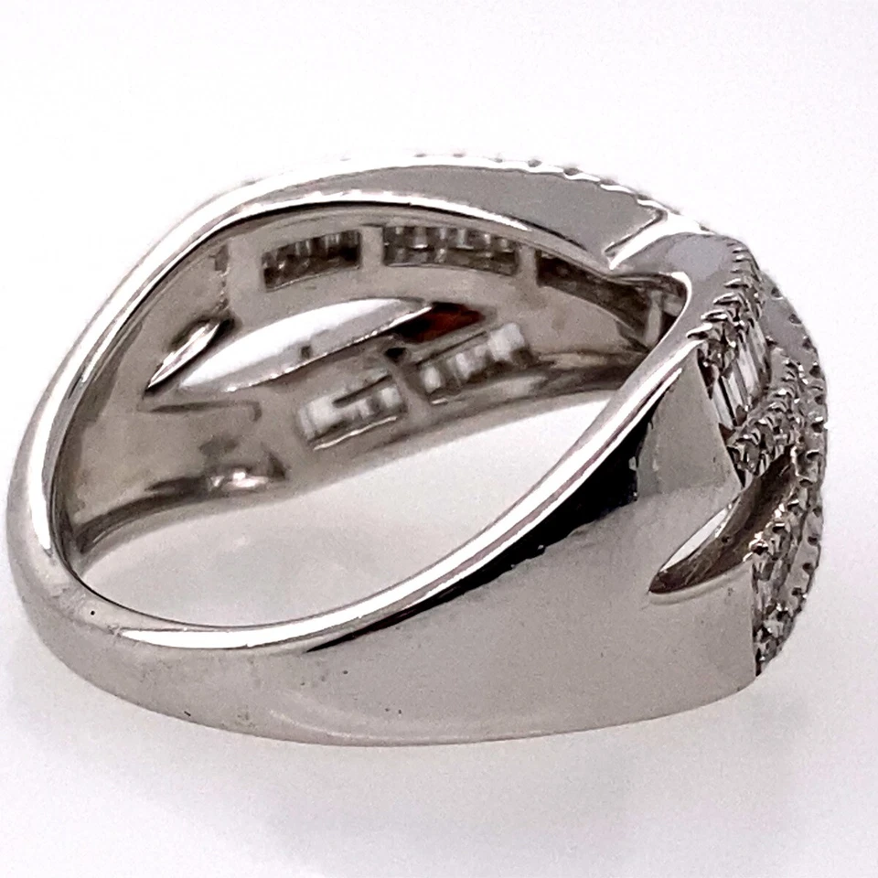 Effy Diamond 14K White Gold Statement Ring (DG7105174) - Image 3 of 4