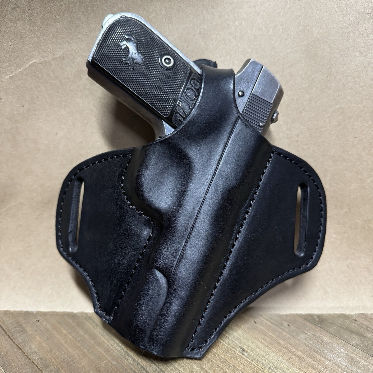 Pocket Hammerless COLT 1903 1908 Leather Holster Mag Pouch (READ