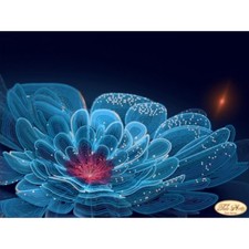 Bead Embroidery Kit Flower DIY Beaded needlepoint Tela Artis