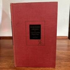 Robinson Crusoe And A Journal Of The Plague Year Daniel Defoe 1948 Modern Librar