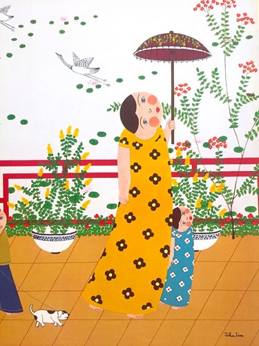 JOHN LIM VNTG 1980'S RARE CONTEMPORARY LITHOGRAPH PRINT HELICO GRAPHICS POSTER - Picture 9 of 12