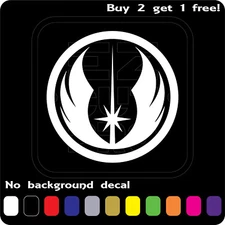 Star Wars Sticker Vinyl Decal Jedi Order Die Cut Car Window Wall Decal