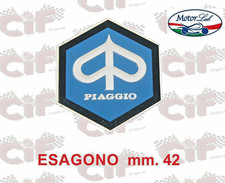 SCUDETTO ADESIVO ALLUMINIO STEMMA LOGO Piaggio Vespa PK  50 125 PX 125 150 200