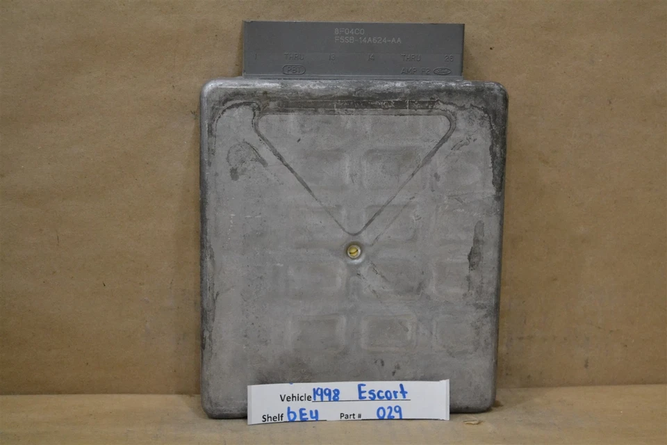 F8CF12A650MD Ford Escort 1998-1999 MT Блок управления двигателем Модуль ЭБУ 029 6E4 - Изображение 4 из 4