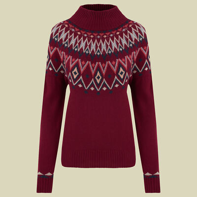 Sherpa Indu Eco Mock Neck Women Damen Strickpullover