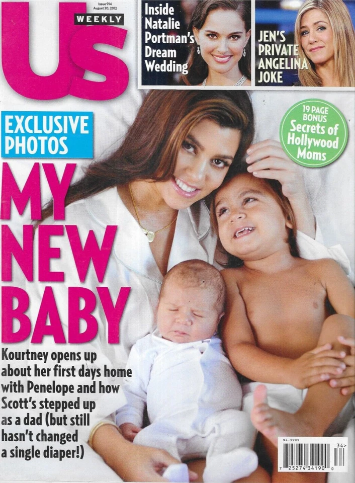 Us Weekly Magazine Kourtney Kardashian Jennifer Aniston Lot of 2 Issues - Image 2 of 4