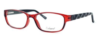 Enhance Optical Designer Blue Light Blocking Glasses 3959 in Burgundy-Black