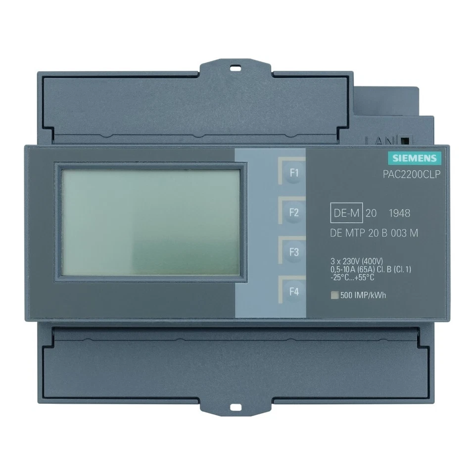 Siemens SENTRON PAC2200CLP Messgeräte Energiemonitoring 7KM2200-2EA40-1JB1 6824 - Bild 2 von 4