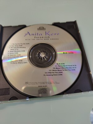 ジャズ CD Anita Kerr Favorites  BCD2526  /00110 Anita Kerr With The Anita Kerr Singers – Favorites, Mint