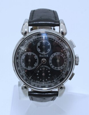 Chronoswiss Klassik Chronograph 37mm Auto Steel Mens Watch