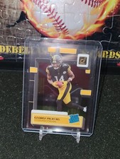 2022 Clearly Donruss Rated Rookie #73 George Pickens  Steelers Gold Foil 