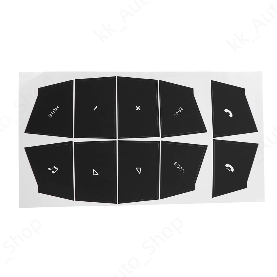 For Porsche Cayenne 2003-2006 Steering Wheel Switch Button Repair Decal Sticker Foto 3 de 4