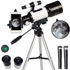 Astronomisches Teleskop 150X Fernrohr Teleskop Monokularer Stativ m/ BAK4 Prisma