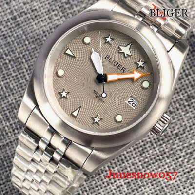 36MM/39MM 24 Jewels NH35 Mechanical Men Watch Glide Lock Clasp