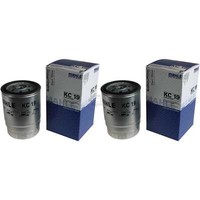 2X Mahle / Knecht KC 19 Kraftstofffilter Fuel Filter