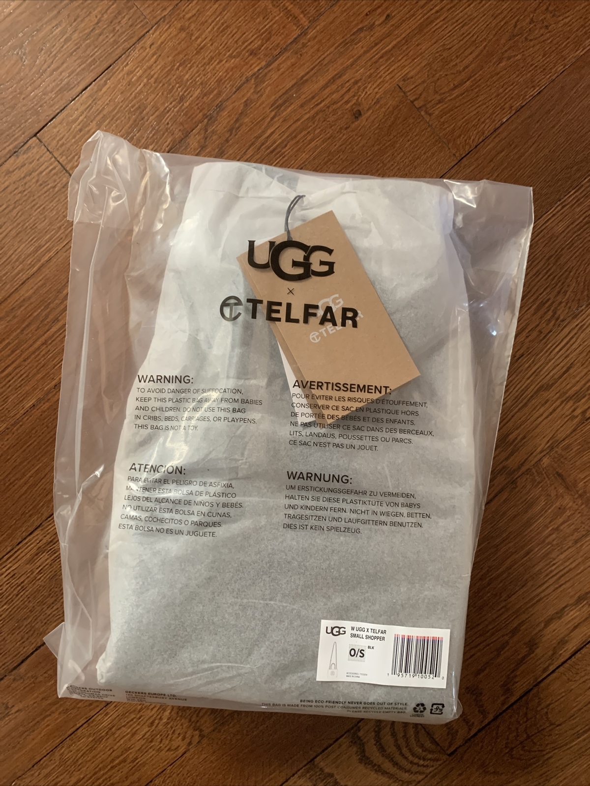 Telfar x UGG Shopping Bag Small Black ORDER CONFIRMED BRAND NEW!! image 5