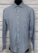 Pronto Uomo Non Iron Men's Long Sleeve Dress Shirt Size 16 1/2 34/35
