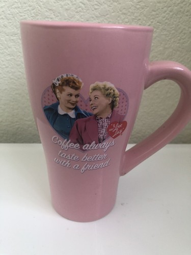 Lucy and Ethel I Love Lucy Coffee Always Taste Better With A Friend Tall Mug - Picture 3 of 9