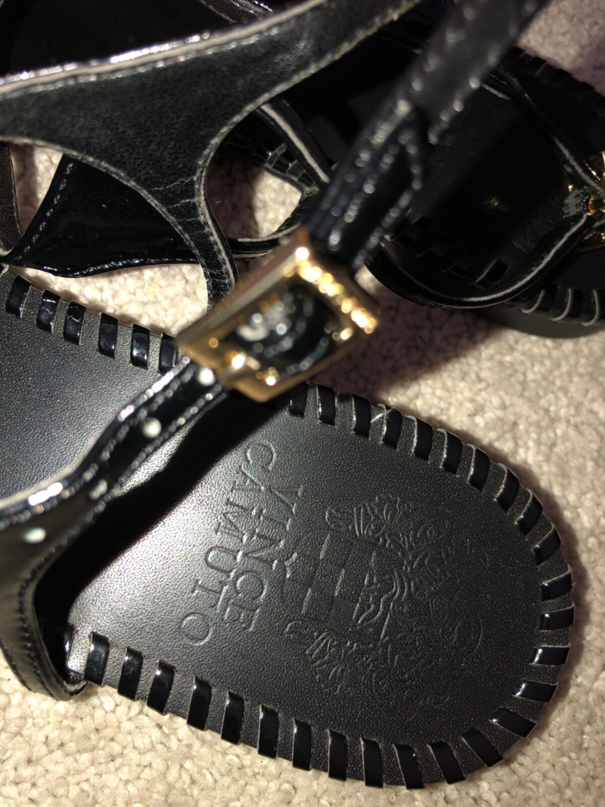 vince camuto chain sandals