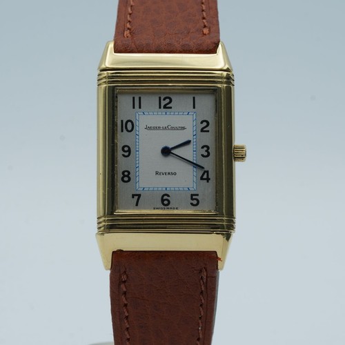 Jaeger Lecoultre Men's Watch 24Mm 18K 750 Gold Reverso Quartz 250.1.09 Vintage