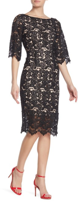 off white long lace dress CHIFFON A-LINE BEADED LACE BODICE DRESS WITH REMOVABLE CAPE BY LADIVINE STYLE CDS503 OFF White / 8 main image 0