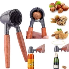Multifunction 2in1 Walnut Bottle Opener Macadamia Pecan Nut Peeling Cracker Tool