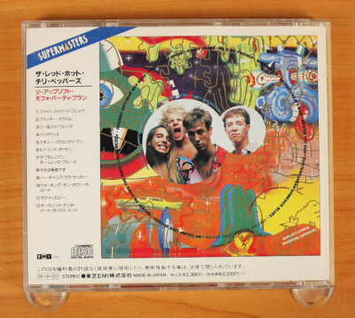 レッチリ ジ アップリフト モフォ パーティ プラン 紙ジャケ 紙