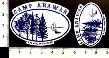 Sleepaway Camp 1983 Slasher Camp Arawak Sticker Set Argyle New York Robert Hiltz