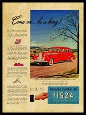 1940 Packard Automobiles NEW Metal Sign: Super 8 One Sixty Touring Sedan Picture
