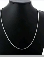 925 Sterling Silver 20 2mm snake Chain Necklace