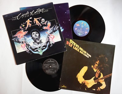2 x Steve Miller Band LP`s - Circle Of Love + Fly Like An Eagle