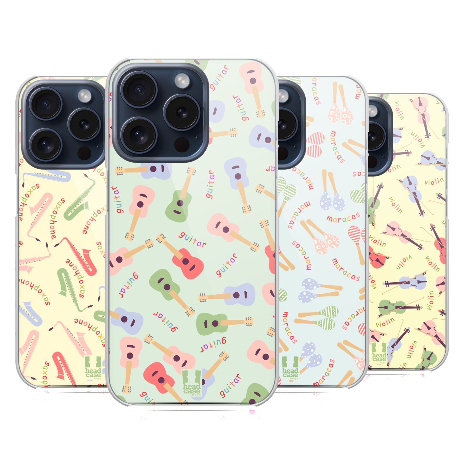 HEAD CASE DESIGNS MUSICAL HARD BACK CASE FOR APPLE iPHONE PHONES