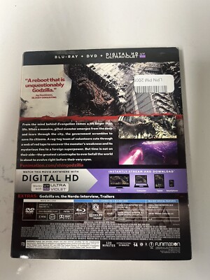 SHIN GODZILLA BLU RAY DVD 2 DISC + OOP SLIPCOVER | eBay