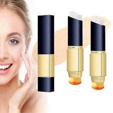 2-in-1 Concealer Stick Color Changing Double-headed Natural Foundation Concealer
