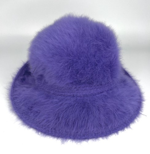 Purple Kangol Fugora Miriam Angora Fur 