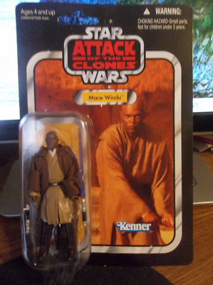 Star Wars Vintage Collection Mace Windu VC35 2010 Attack of the Clones BRAND NEW